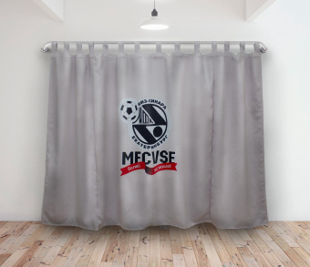 Шторы Премиум с логотипом на петлях без липучек. Фото 5