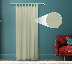 Штора Велюр матовый с креплением Петли v13