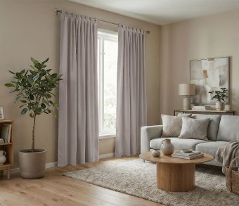 Штора Микровелюр v18 с креплением Петли с липучкой. Фото 2