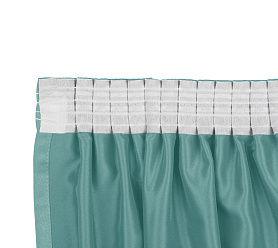 Штора Микровелюр v19 с креплением Шторная тесьма