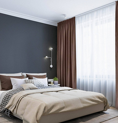 Канвас однотонные v17 с креплением Тесьма