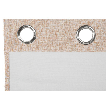 Штора Димаут Рогожка с креплением Люверсы v04. Фото 4