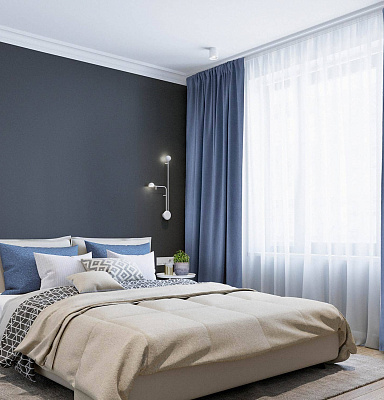 Канвас однотонные v40 с креплением Кулиска