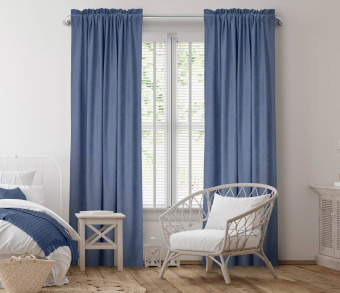 Канвас однотонные v40 с креплением Кулиска с гребешком. Фото 2