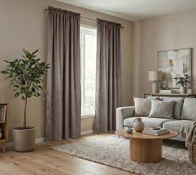 Штора Микровелюр v31 с креплением Кулиса с гребешком