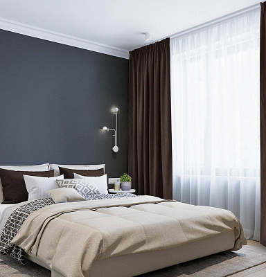 Канвас однотонные v18 с креплением Тесьма