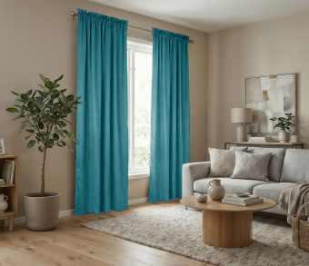 Штора Микровелюр v23 с креплением Кулиса с гребешком. Фото 2