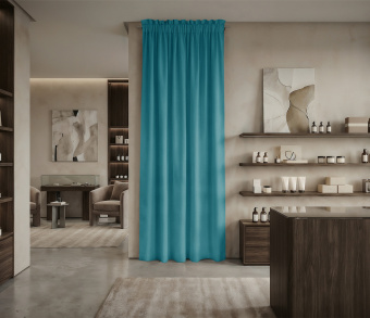 Штора Микровелюр v23 с креплением Кулиса с гребешком. Фото 1