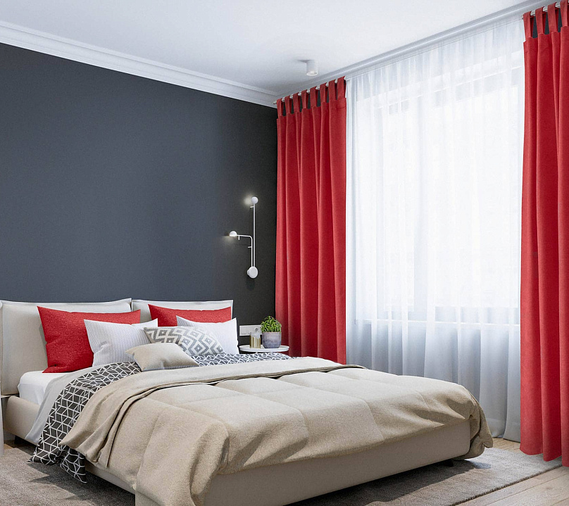 Канвас однотонные v43 с креплением Петли на липучках. Фото 1