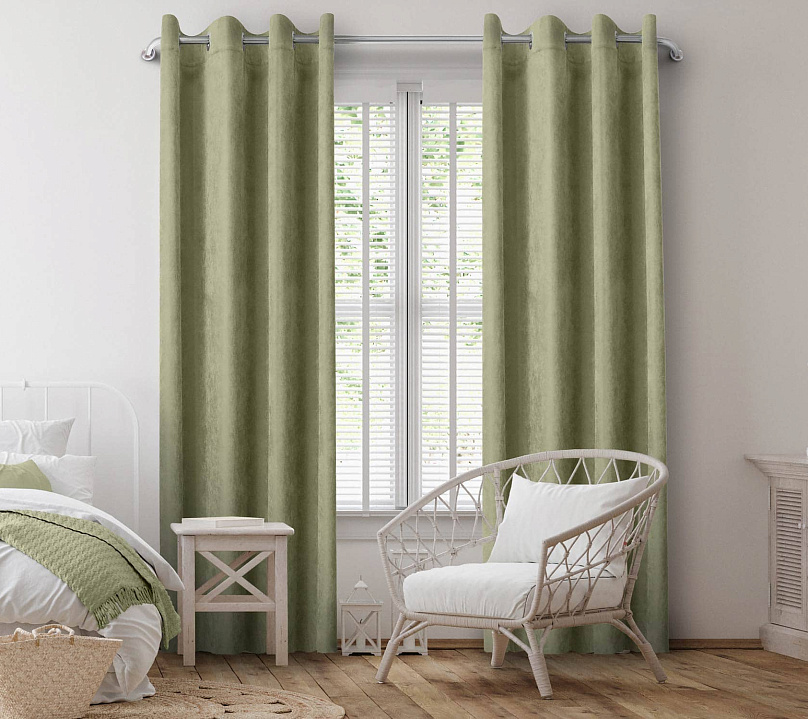 Канвас однотонные v32 с креплением Люверсы . Фото 2