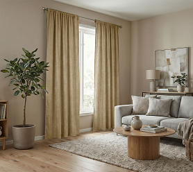 Штора Микровелюр v10 с креплением Кулиса