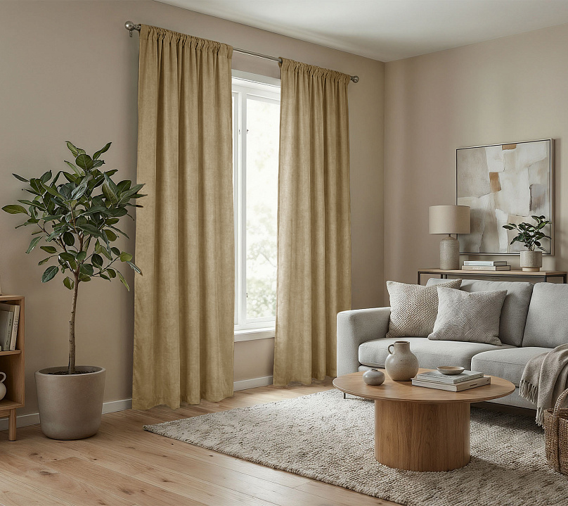 Штора Микровелюр v10 с креплением Кулиса. Фото 2