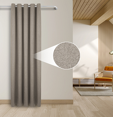 Штора Блэкаут Долли с креплением Люверсы v05