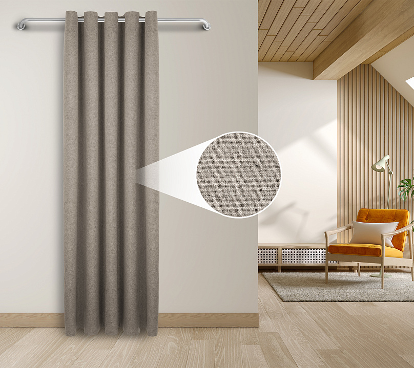 Штора Блэкаут Долли с креплением Люверсы v05. Фото 1