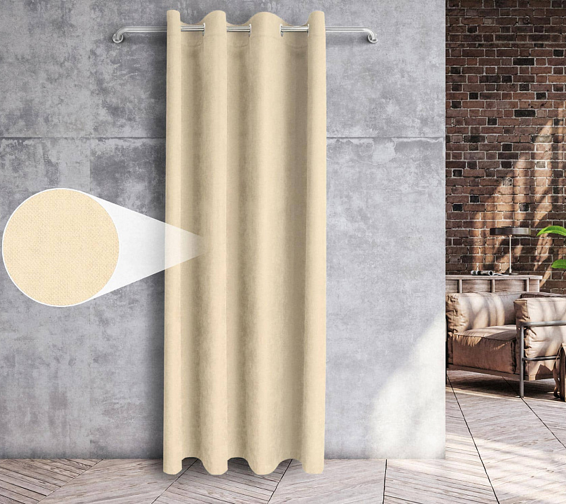 Канвас однотонные v05 с креплением Люверсы. Фото 3