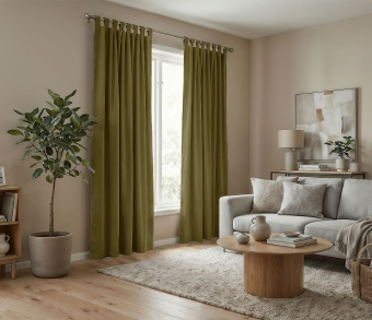 Штора Микровелюр v24 с креплением Петли с липучкой. Фото 2