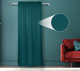 Штора Велюр матовый с креплением Кулиса с гребешком v17