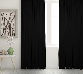 Штора Велюр матовый с креплением Шторная тесьма v33