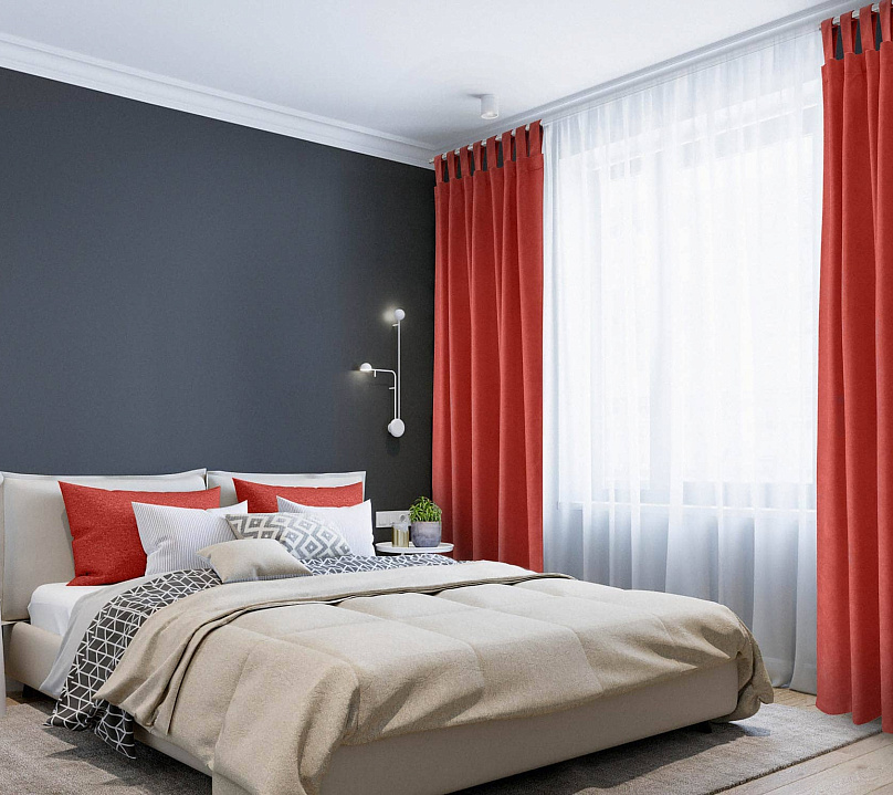 Канвас однотонные v42 с креплением Петли на липучках. Фото 1