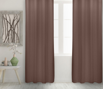 Штора Велюр матовый с креплением Люверсы v08. Фото 2