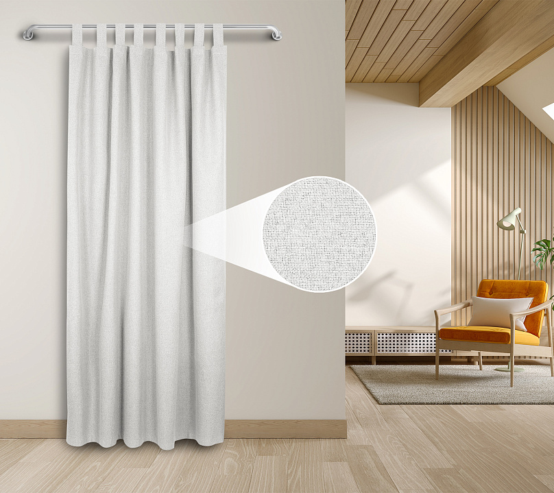 Штора Блэкаут Долли с креплением Петли v01. Фото 1