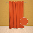 Шторы Эконом оранжевые на кулиске с гребешком. Фото 1