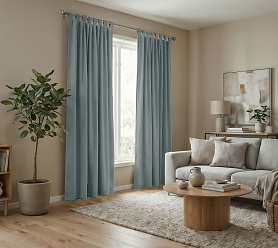 Штора Микровелюр v21 с креплением Петли с липучкой