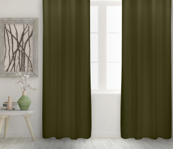 Штора Велюр матовый с креплением Люверсы v15. Фото 2