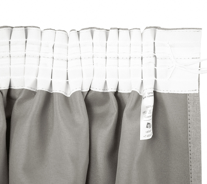 Санди однотонные v05 с креплением Шторная тесьма. Фото 4