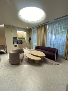 Интерьерный ковер с индивидуальным дизайном в офис банка