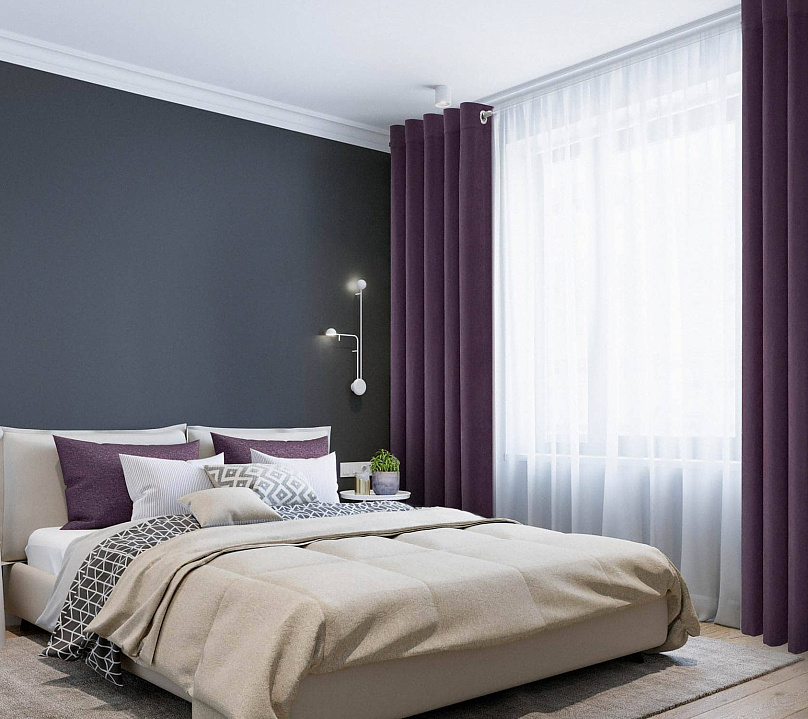 Канвас однотонные v26 с креплением Люверсы . Фото 2