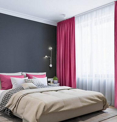 Канвас однотонные v24 с креплением Тесьма