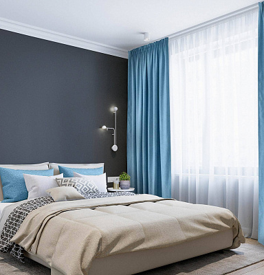 Канвас однотонные v29 с креплением Тесьма 