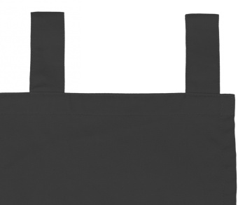 Шторы Стандарт темно-серые на петлях без липучек. Фото 5