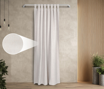 Штора Димаут Рогожка с креплением Петли v01. Фото 1