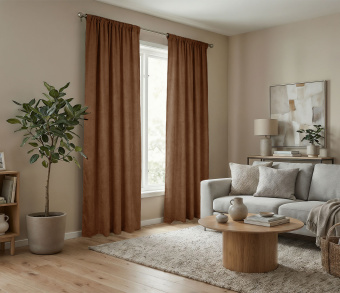 Штора Микровелюр v27 с креплением Кулиса. Фото 2