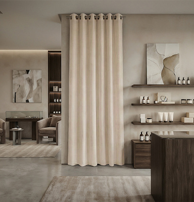 Штора Микровелюр v03 с креплением Люверсы