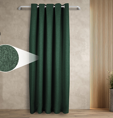 Штора Димаут Рогожка с креплением Люверсы v21 блэкаут