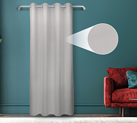 Штора Велюр матовый с креплением Люверсы v10