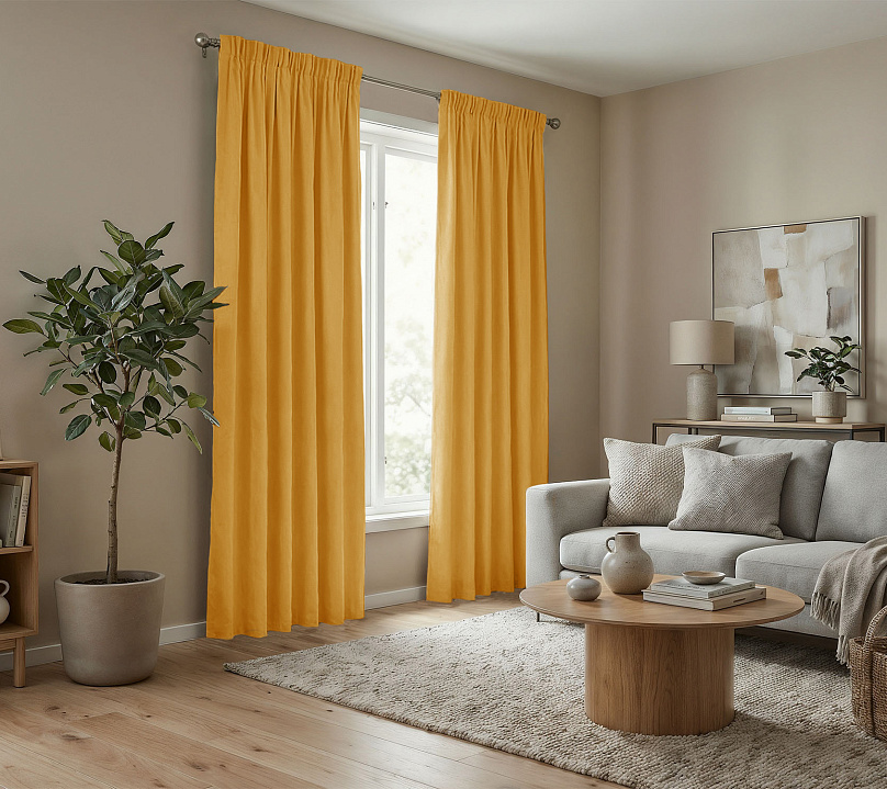 Штора Микровелюр v12 с креплением Шторная тесьма. Фото 2