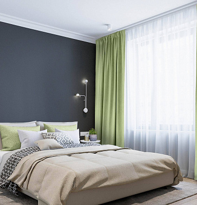 Канвас однотонные v33 с креплением Кулиска 