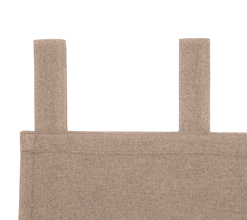 Штора Премиум Рогожка v03 с креплением Петли. Фото 4