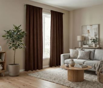 Штора Микровелюр v28 с креплением Кулиса. Фото 2