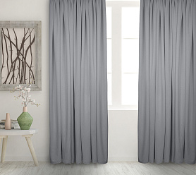 Штора Велюр матовый с креплением Кулиса с гребешком v12