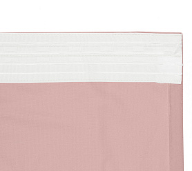 Штора Велюр матовый с креплением Шторная тесьма v24