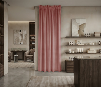 Штора Микровелюр v16 с креплением Кулиса с гребешком. Фото 1