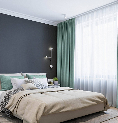 Канвас однотонные v31 с креплением Кулиска 