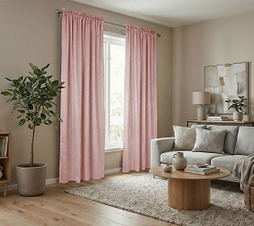 Штора Микровелюр v15 с креплением Кулиса с гребешком