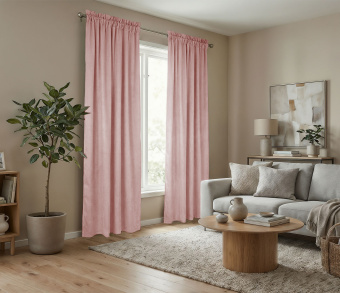 Штора Микровелюр v15 с креплением Кулиса с гребешком. Фото 2