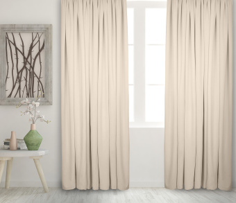 Штора Велюр матовый с креплением Кулиса с гребешком v02. Фото 2